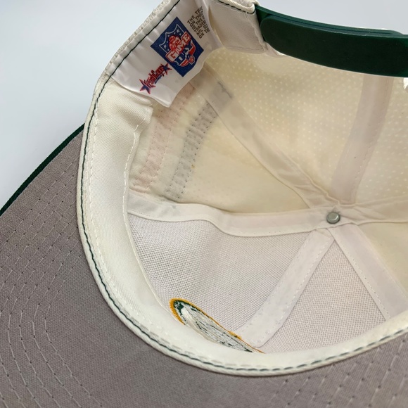 Vintage 90s Team NFL Green Bay Packers G Logo Striped Snapback Hat WITH TAGS! - Picture 10 of 15